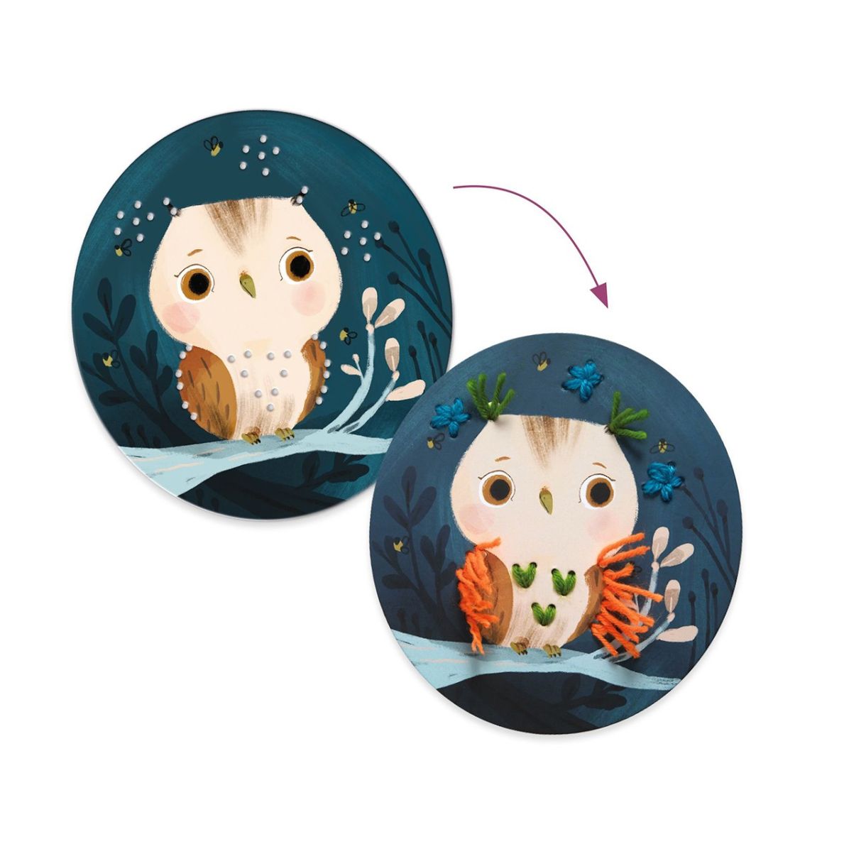 Картини за бродиране Горски животни