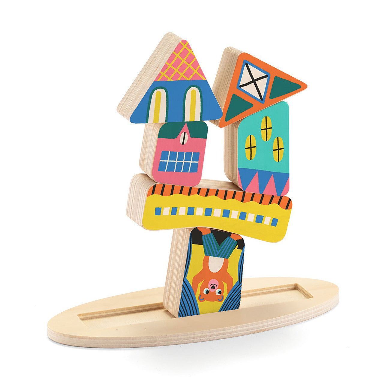 Дървена игра за баланс - Дърво