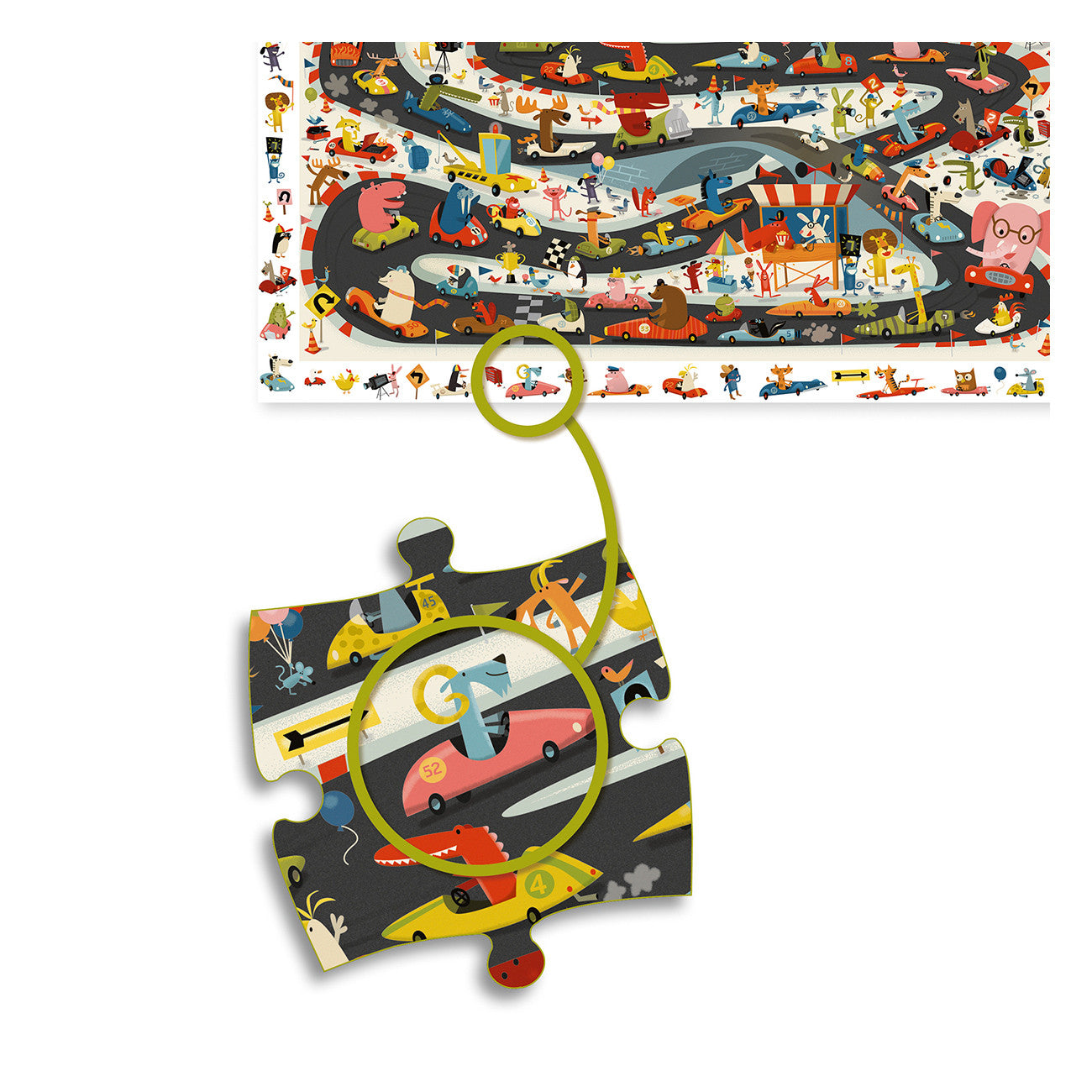 Пъзел за наблюдателност, Рали състезание