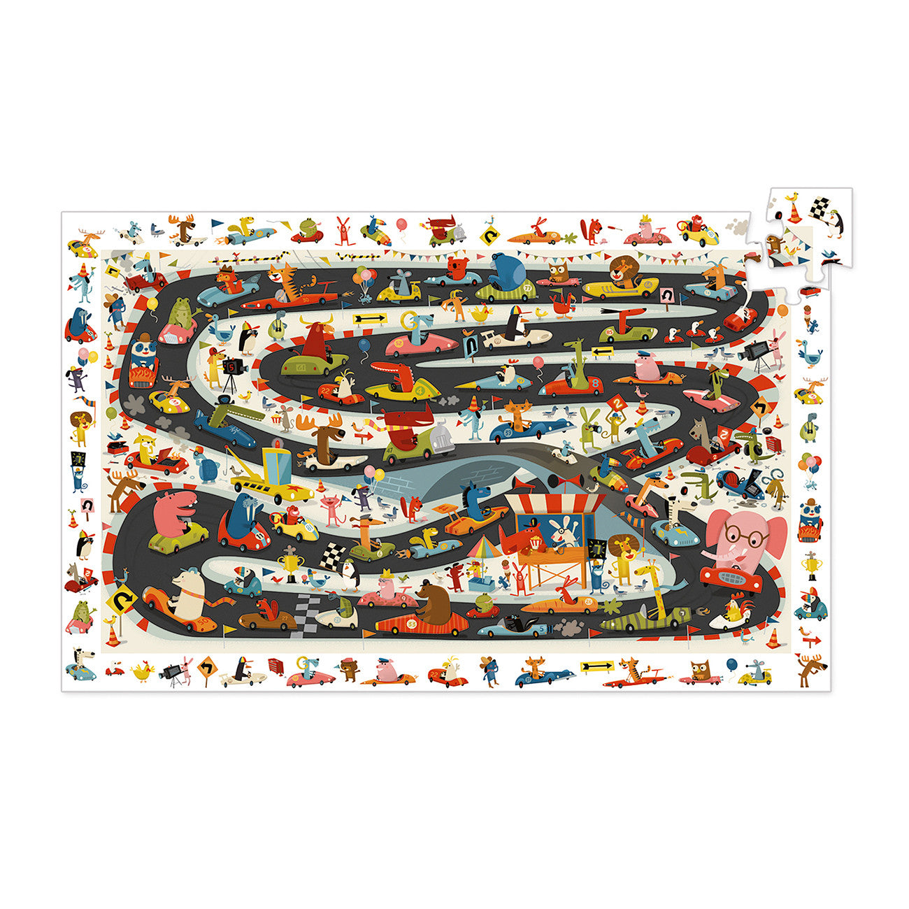 Пъзел за наблюдателност, Рали състезание