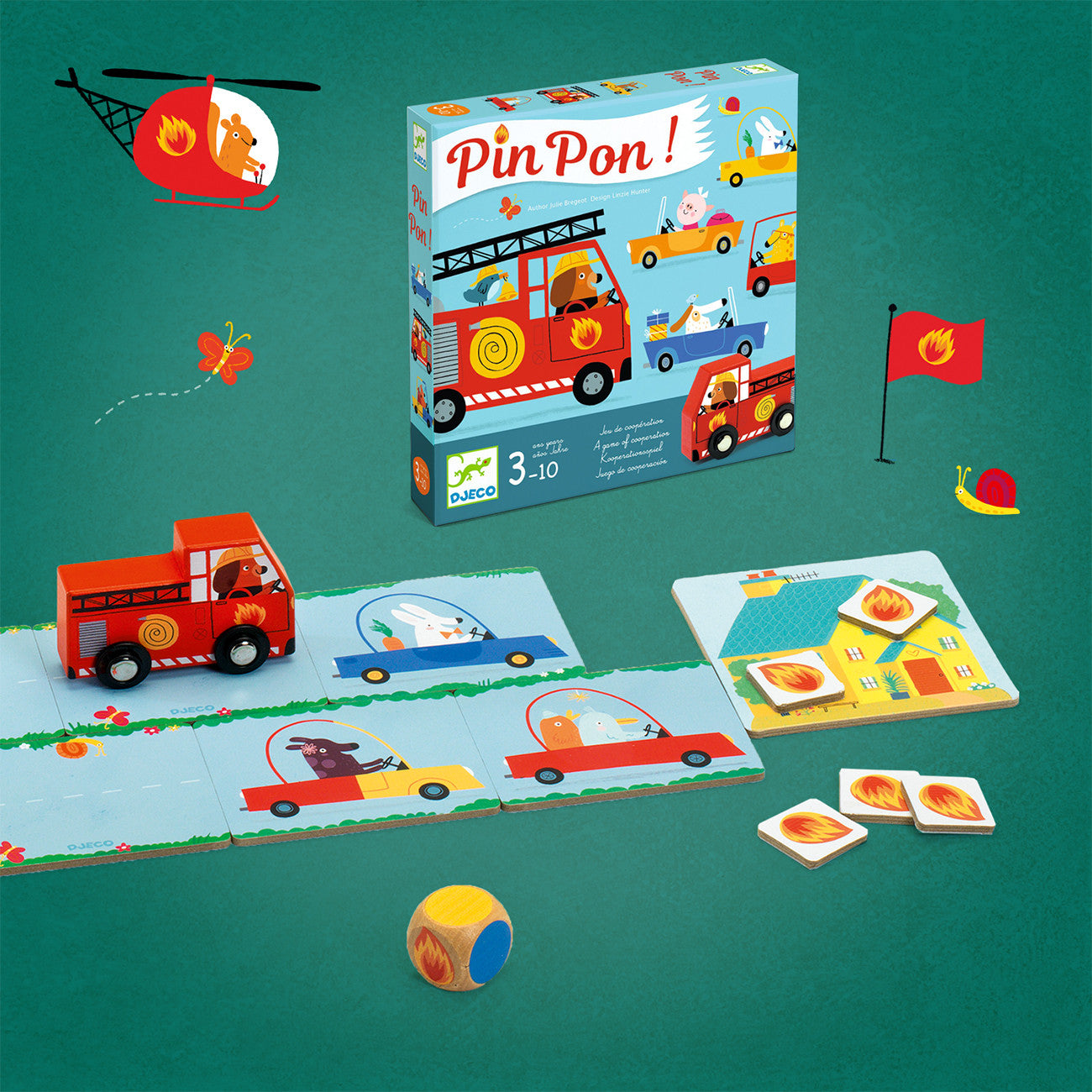 Забавна настолна игра "Спри пожара"