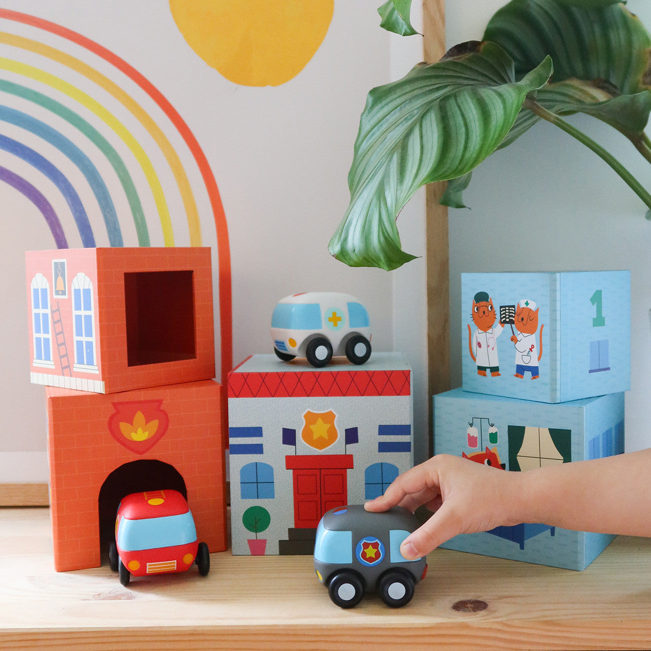 Ролеви игри с Кубчета и колички за деца