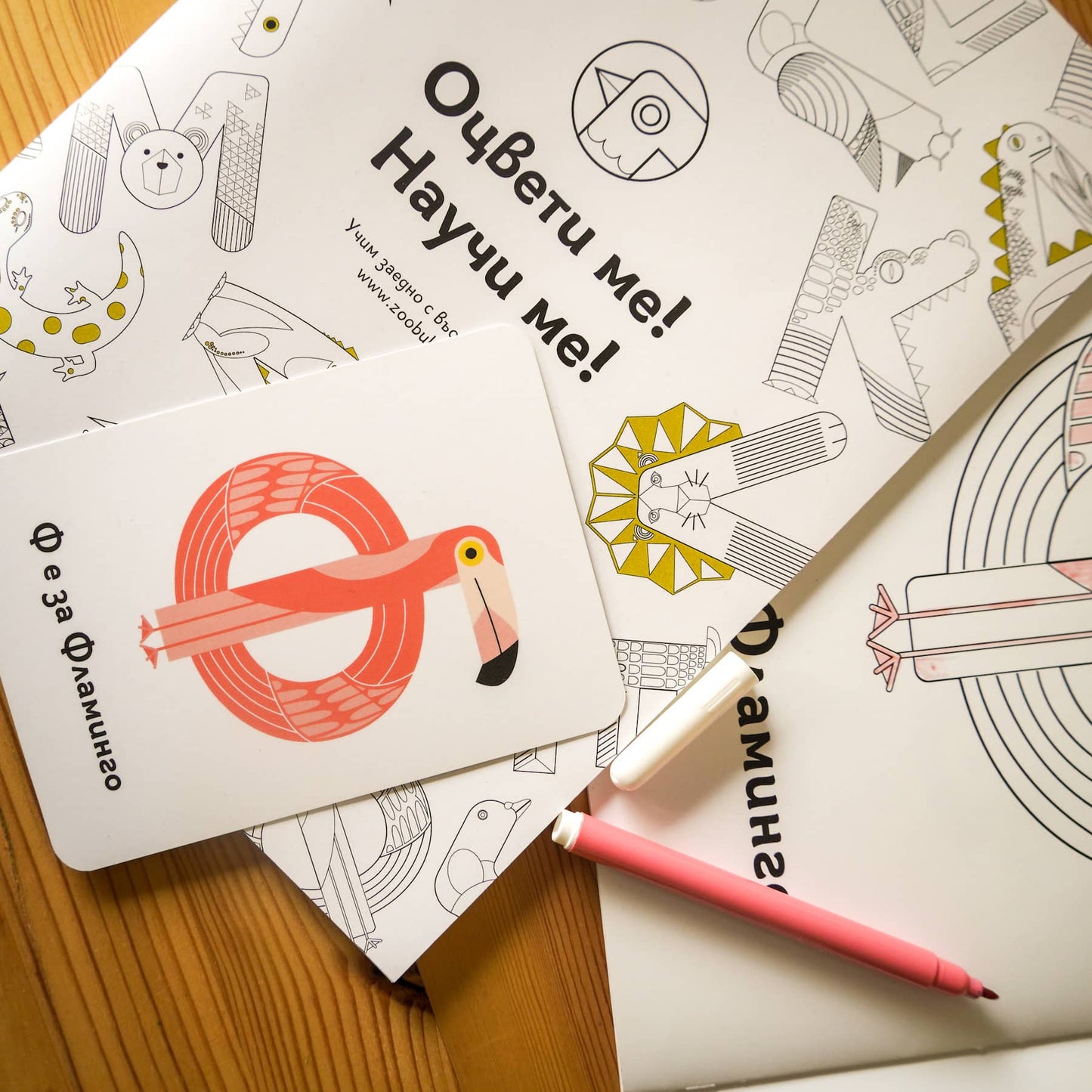 Книжка За Оцветяване Зообука