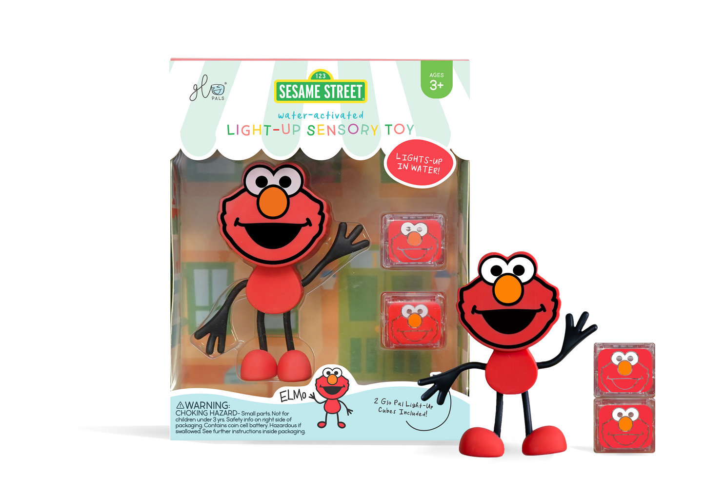 Сензорни светещи кубчета с герой Elmo