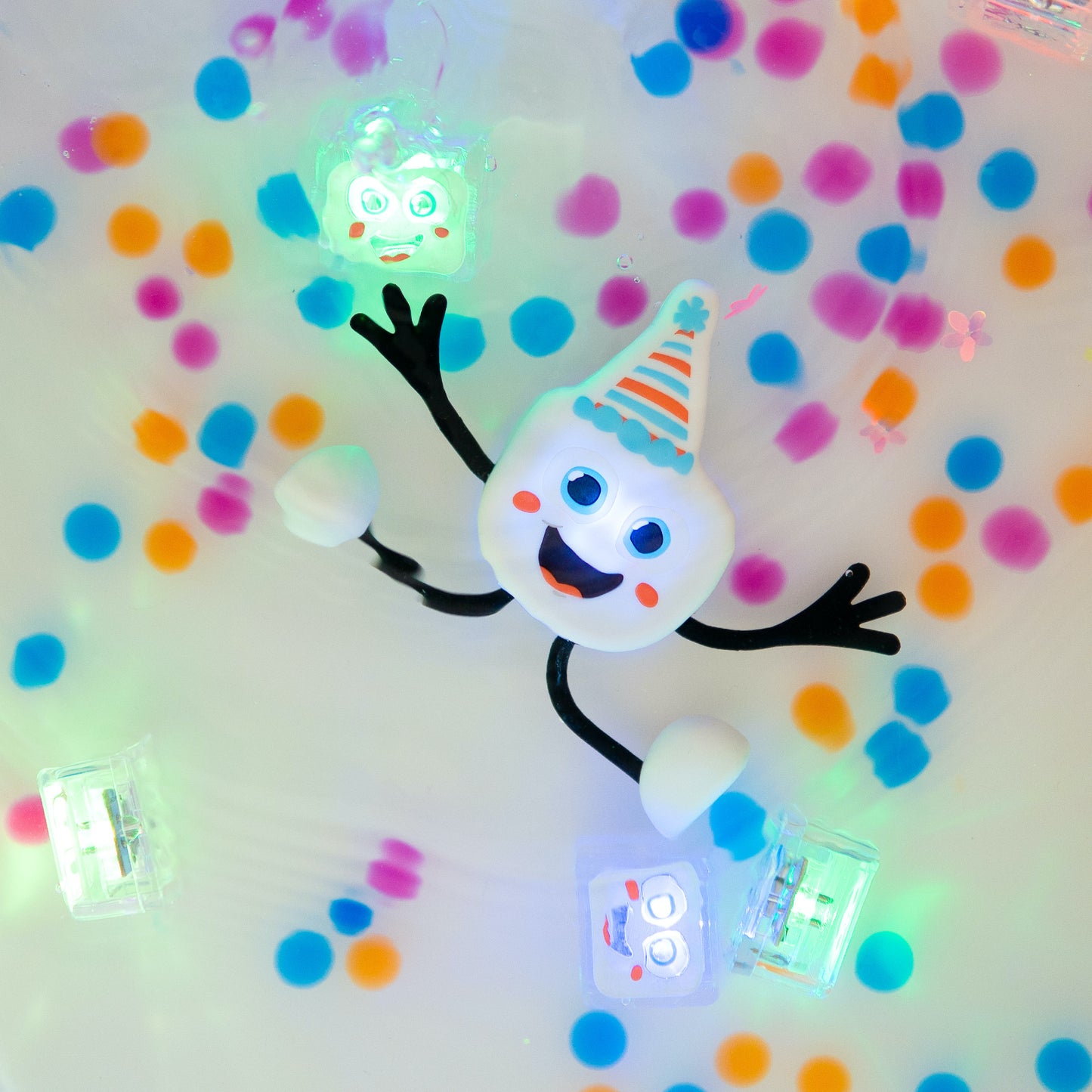 Сензорни светещи кубчета с герой Party Pal