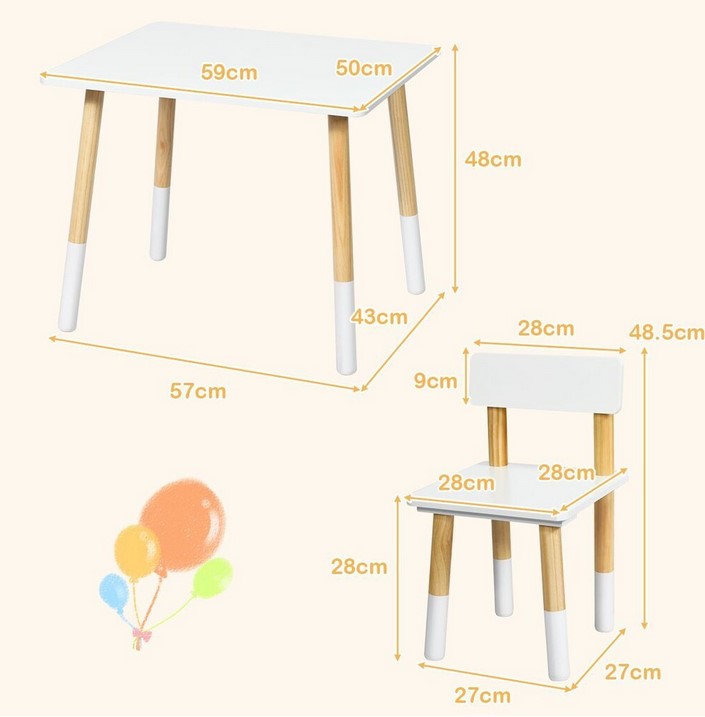 Комплект масичка и столчета Класик