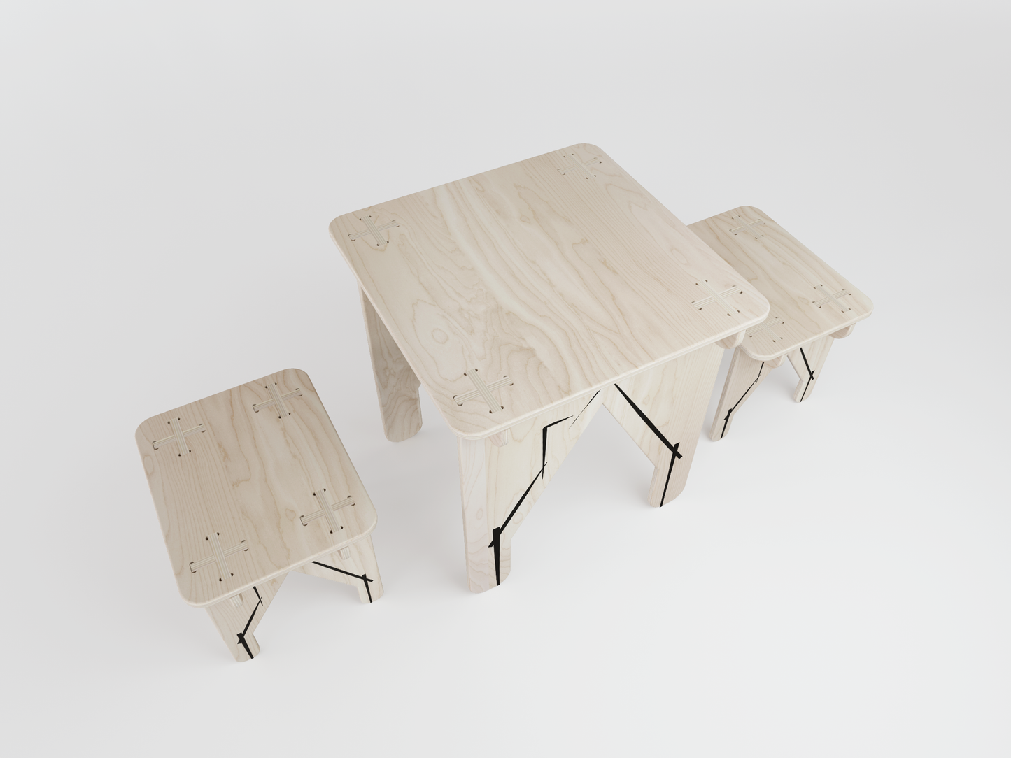 Детски Комплект Маса и Столчета TALO