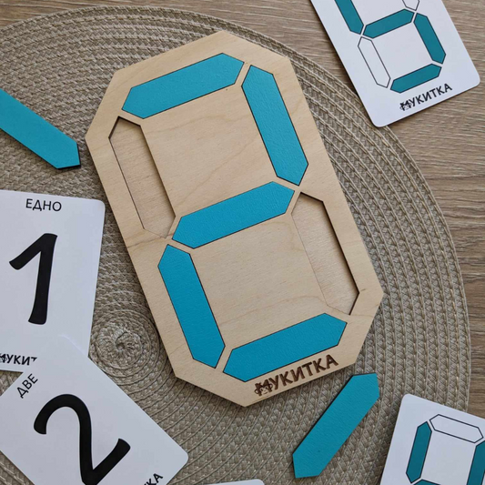 Дървена Игра - Дигитално Число