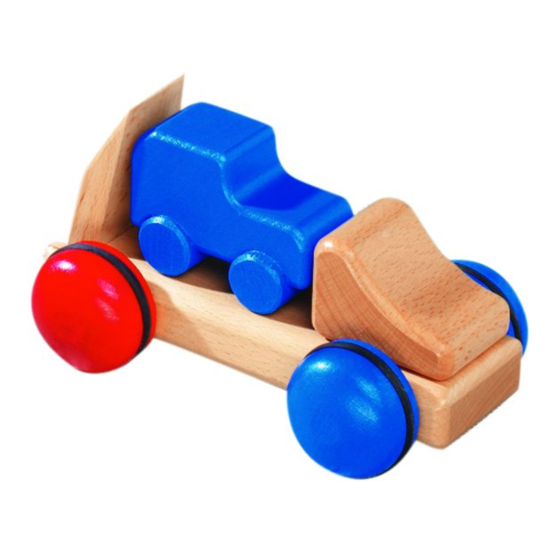 дървена количка