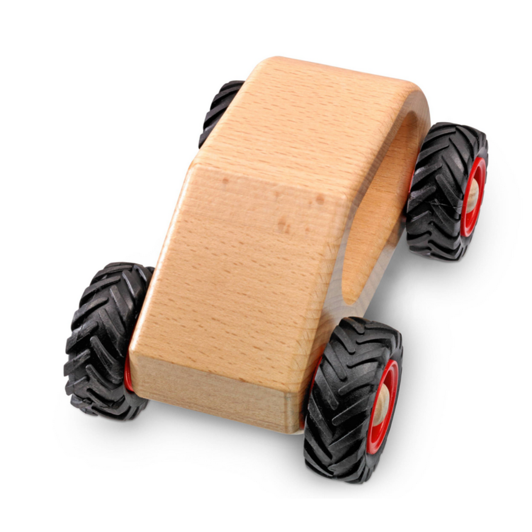 дървена количка с ван