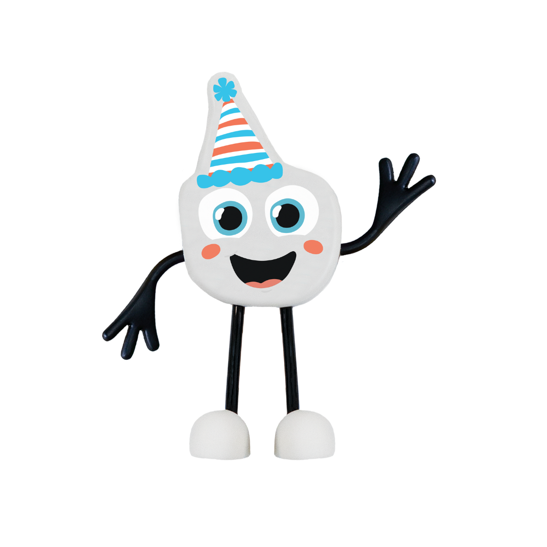 Сензорни светещи кубчета с герой Party Pal